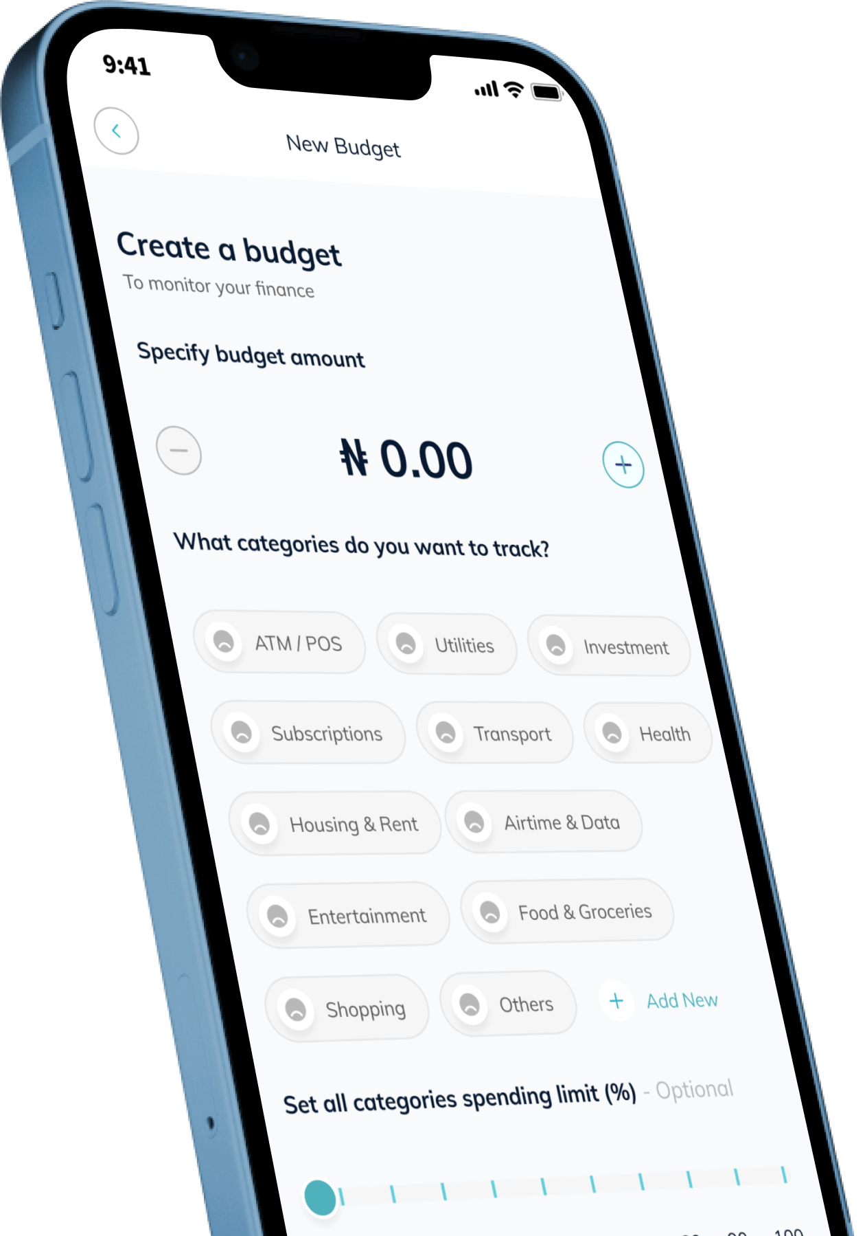 Create a budget